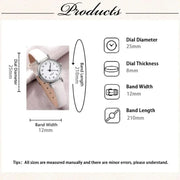 Leather strap quartz watch, view 12 - MRSLM