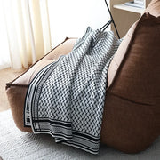 soft knit nordic blanket, view 5 - MRSLM