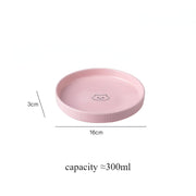 ceramic pet food and water bowl, view 10 - MRSLM