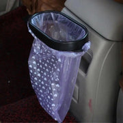 Compact car trash can with garbage bag bayonet, view 3 - MRSLM