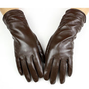 women's retro sheepskin riding gloves, view 4 - MRSLM