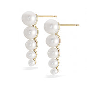 natural freshwater pearl earrings - MRSLM