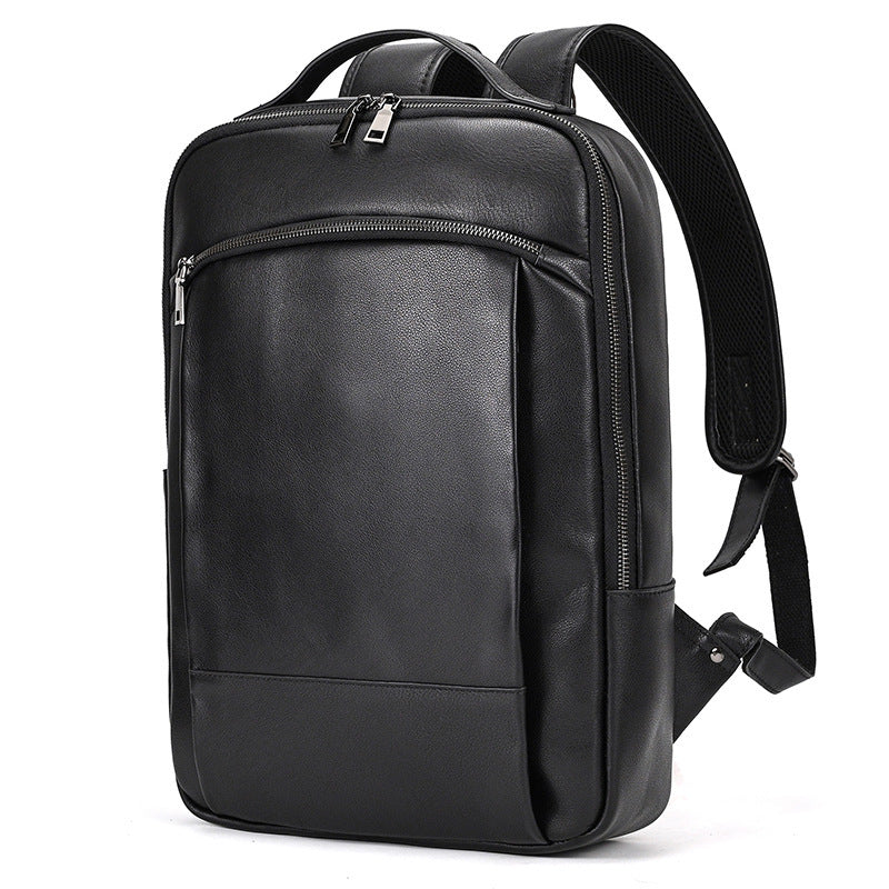 Leather travel backpack, view 10 - MRSLM