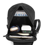 men's oxford cloth crossbody bag, view 6 - MRSLM