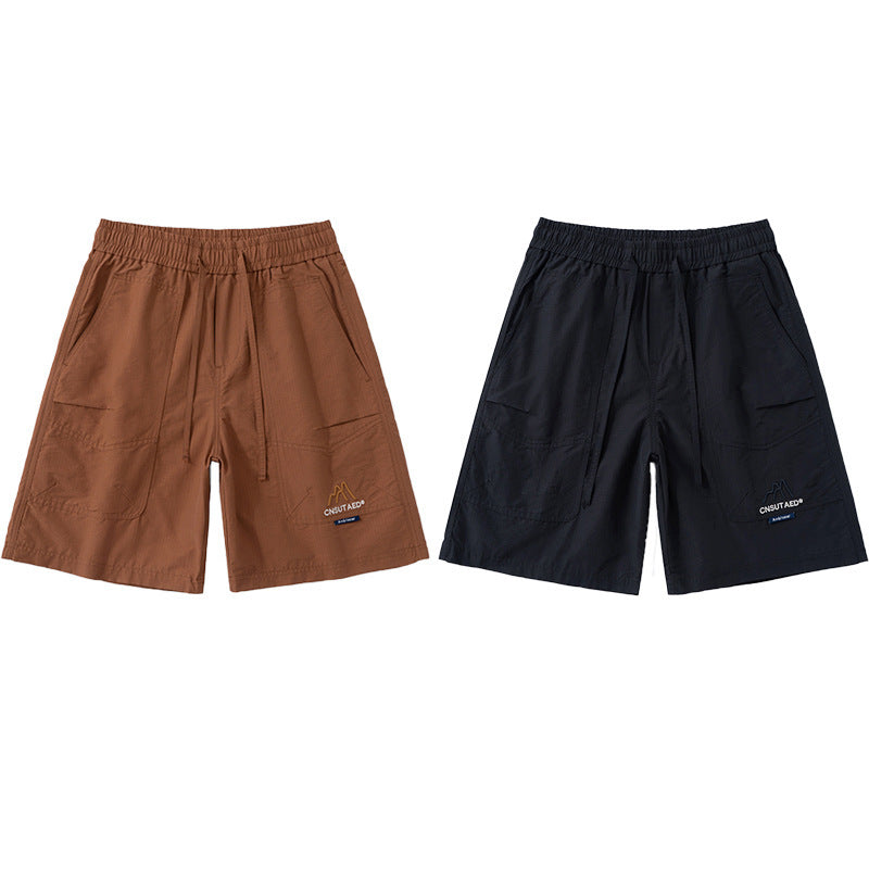 men's loose nylon fifth pants, view 4 - MRSLM