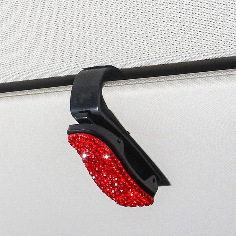 sun visor sunglasses clip holder, view 5 - MRSLM