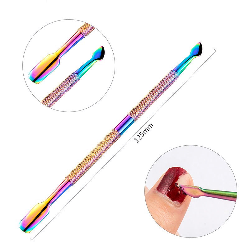chameleon rainbow cuticle pusher, view 4 - MRSLM