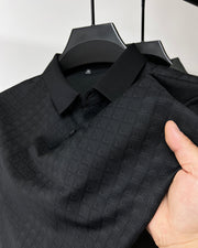 men's plaid polo shirt, view 10 - MRSLM