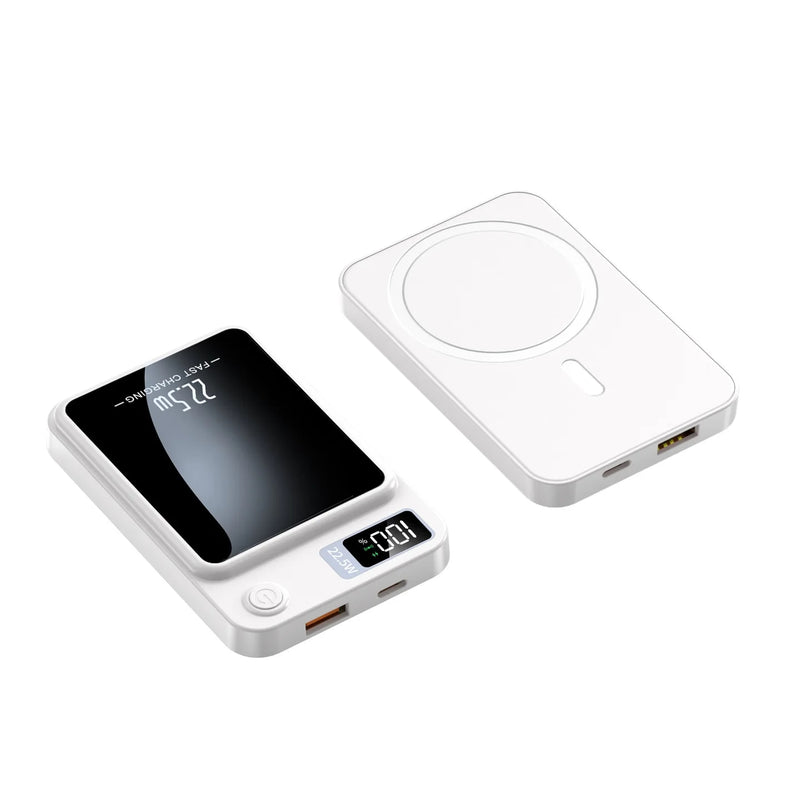 Ultra-Fast 20W PD Magnetic Wireless Power Bank - 20000mAh High-Capacity Charger for Qi Devices