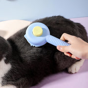 self-cleaning cat and dog hair brush, view 7 - MRSLM