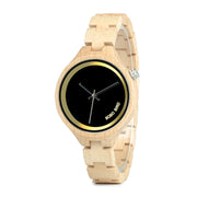 Men's wood grain watch, view 5 - MRSLM