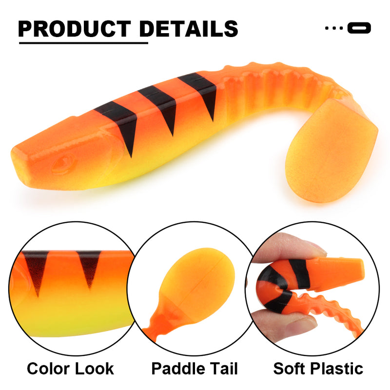 5 inch paddle tail soft swimbait, view 11 - MRSLM