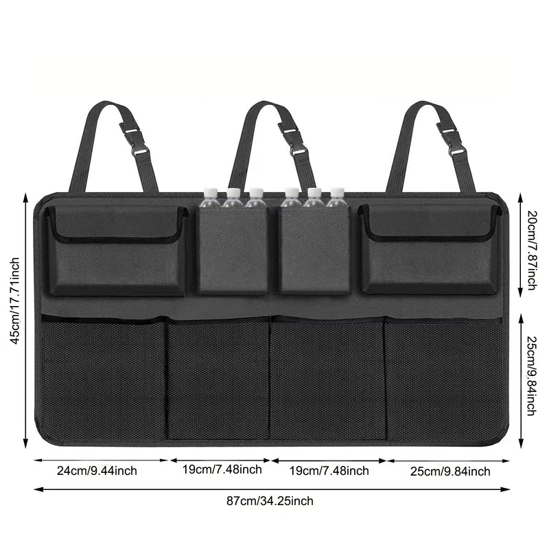 hanging car trunk organizer, view 7 - MRSLM