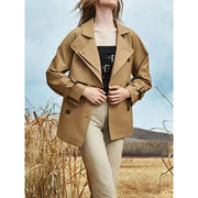 lace-up trench coat, view 5 - MRSLM