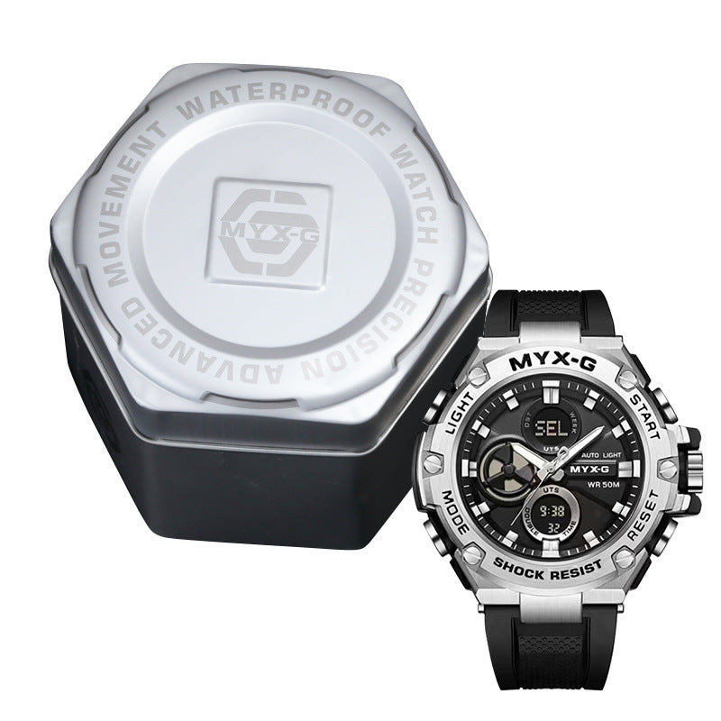 men's business steel quartz watch, view 8 - MRSLM