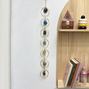 Rough crystal sun catcher wind chime, view 2 - MRSLM