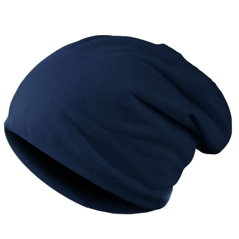 Men's solid color cotton beanie, view 9 - MRSLM