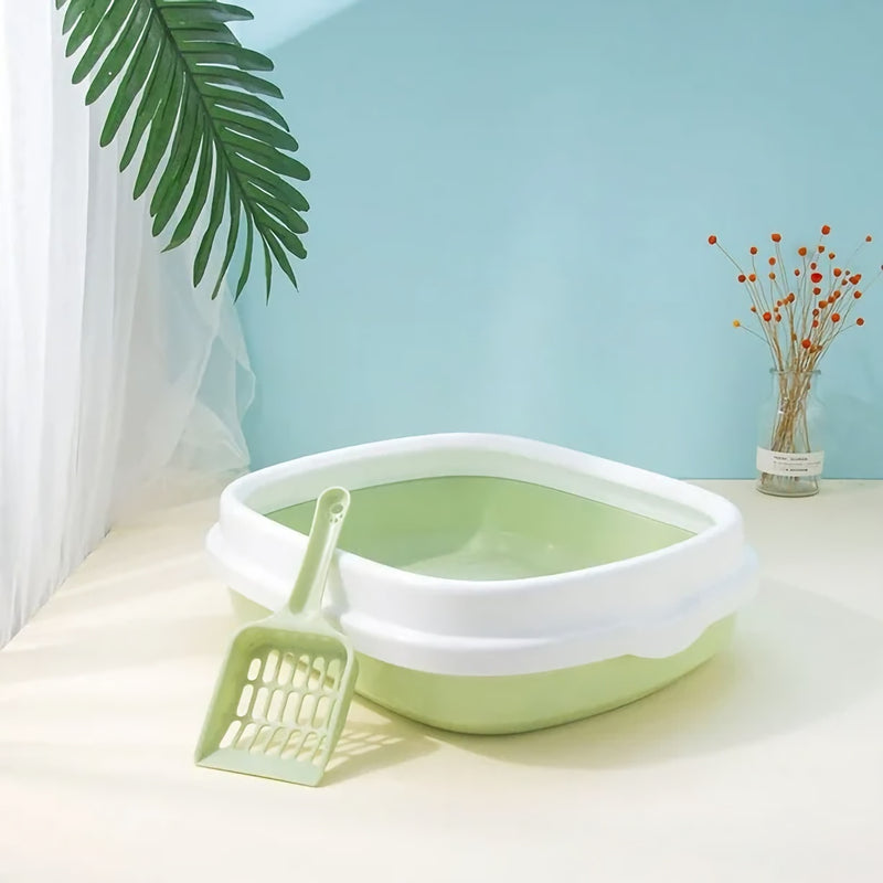 semi-closed cat litter box, view 4 - MRSLM