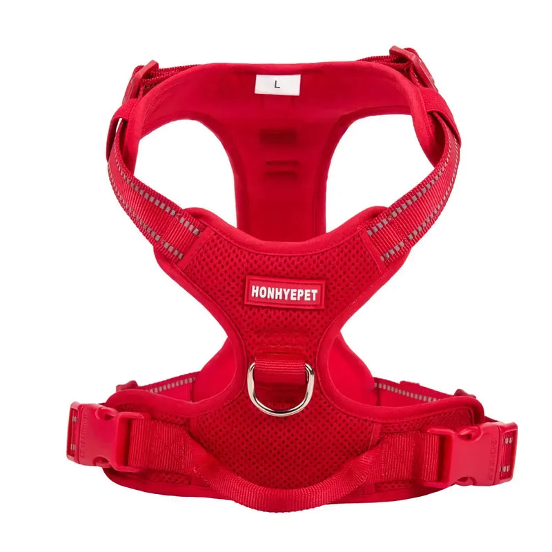 reflective nylon dog harness, view 2 - MRSLM