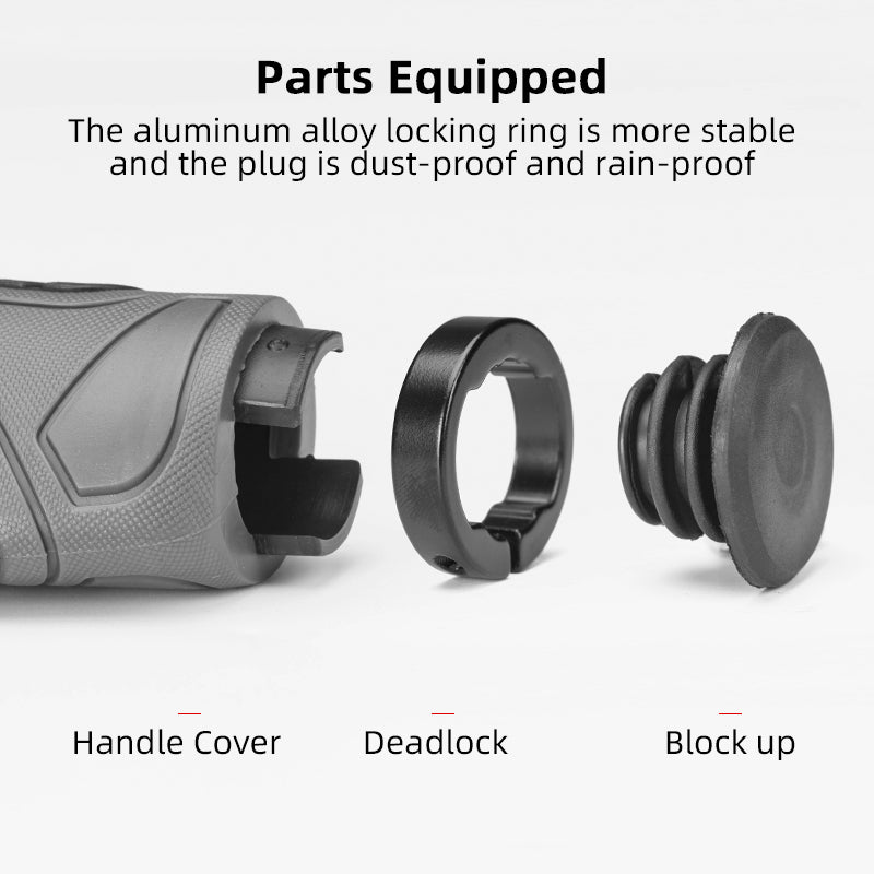 double lock bicycle grips, view 10 - MRSLM