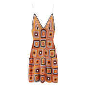 plaid sling dress, view 2 - MRSLM