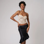 Y2K spaghetti strap crop top, view 5 - MRSLM