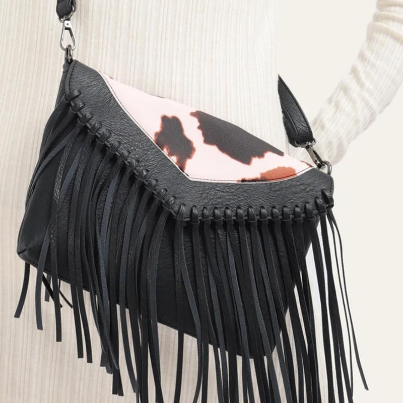 animal print crossbody bag, view 5 - MRSLM