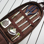 7-piece camping kitchen utensil set, view 5 - MRSLM