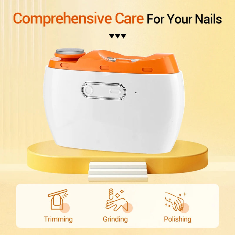 2-in-1 electric nail clipper and grinder, view 5 - MRSLM
