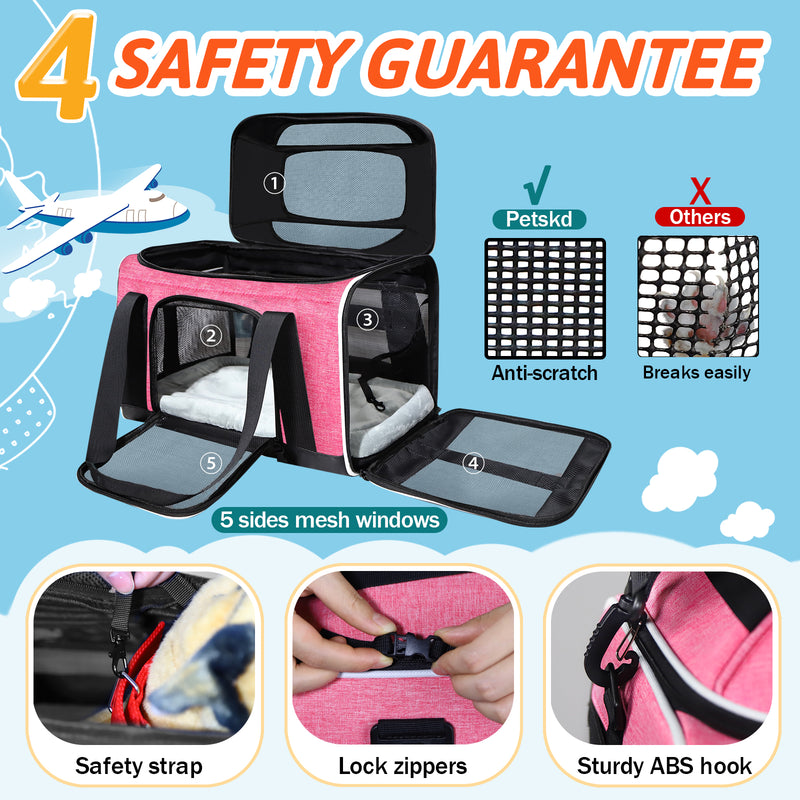 pet carrier with expandable top, view 4 - MRSLM