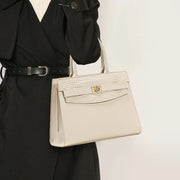 crocodile pattern cowhide handbag, view 3 - MRSLM