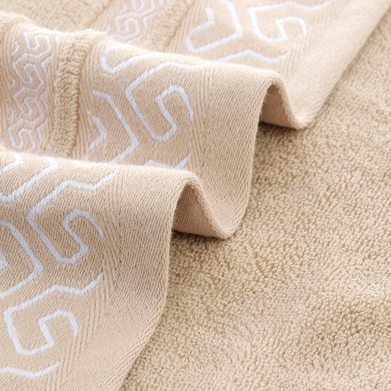 soft jacquard bathroom beach towel, view 8 - MRSLM