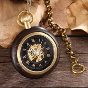 retro mechanical pocket watch, view 4 - MRSLM