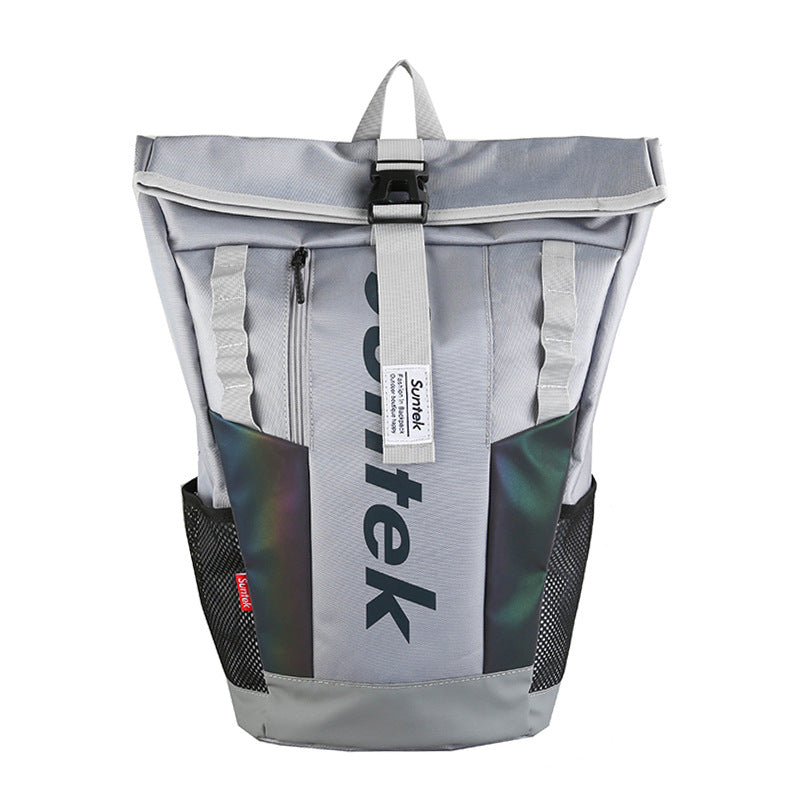 Large capacity nylon backpack, view 5 - MRSLM