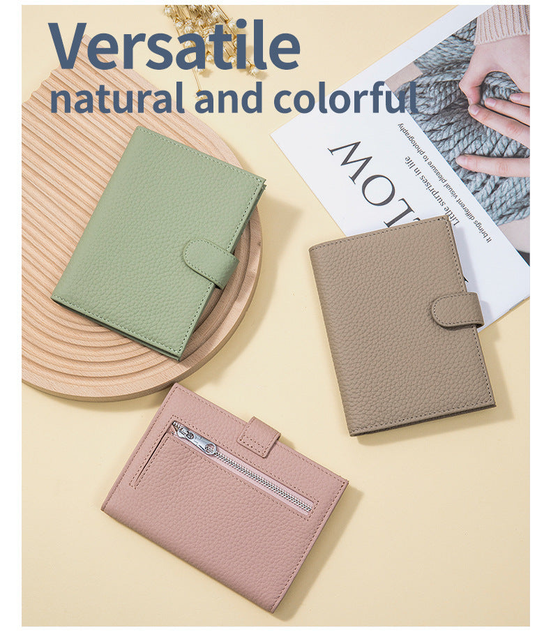 leather passport wallet, view 2 - MRSLM
