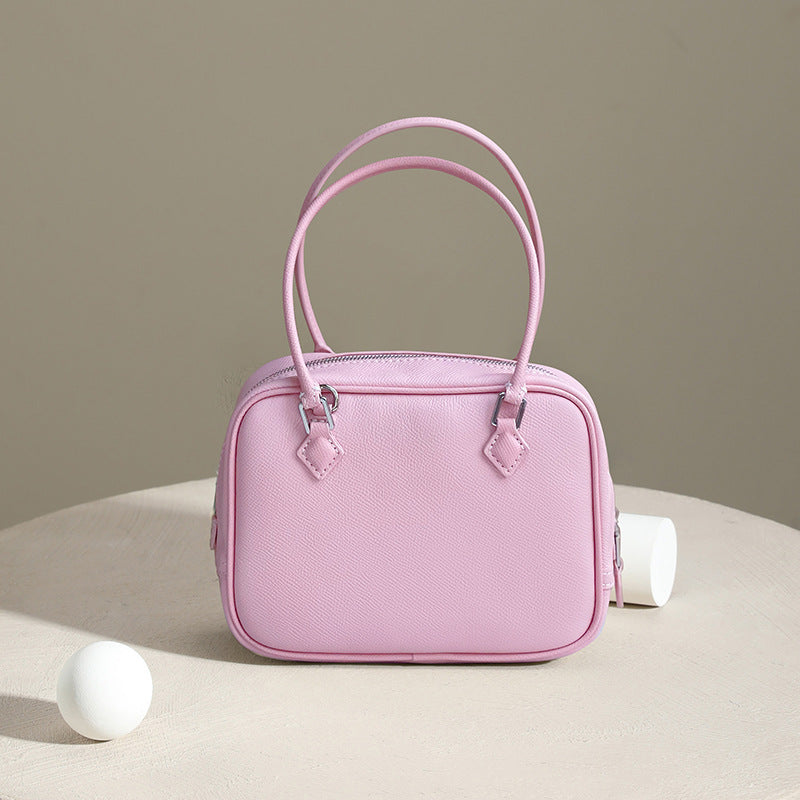 leather mini shoulder bag, view 2 - MRSLM