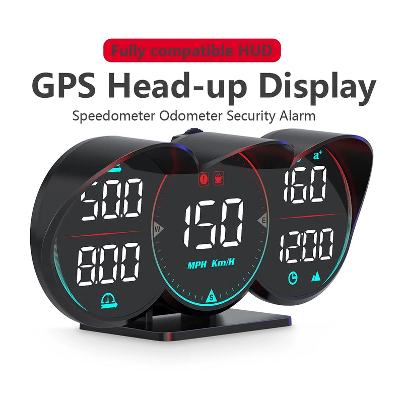 GPS car head up display, view 3 - MRSLM