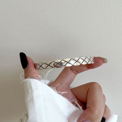retro sterling silver bangle - MRSLM