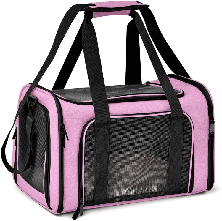 Pet carrier bag for small dogs and cats, view 2 - MRSLM