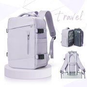 large travel backpack with laptop compartment, view 9 - MRSLM