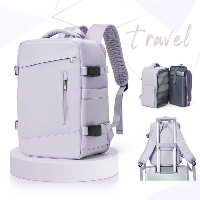 large travel backpack with laptop compartment, view 9 - MRSLM