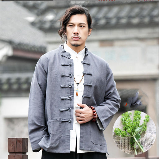 men's Tang suit cotton linen coat - MRSLM