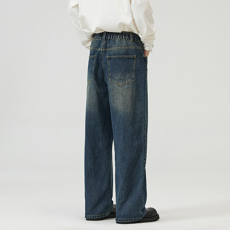 washed vintage wide-leg pants, view 4 - MRSLM