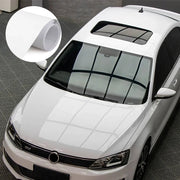 glossy white car wrap vinyl film, view 2 - MRSLM