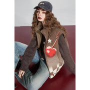 brown down vest, view 7 - MRSLM