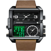 men's large dial quartz watch, view 8 - MRSLM