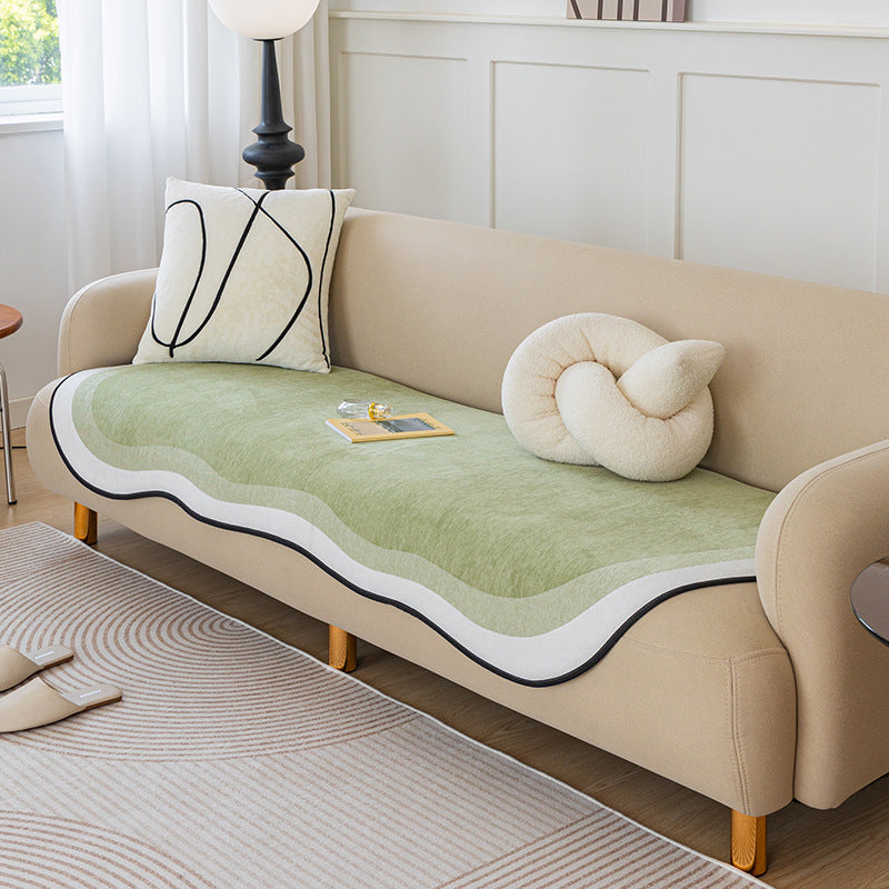 plush chenille sofa cushion, view 4 - MRSLM