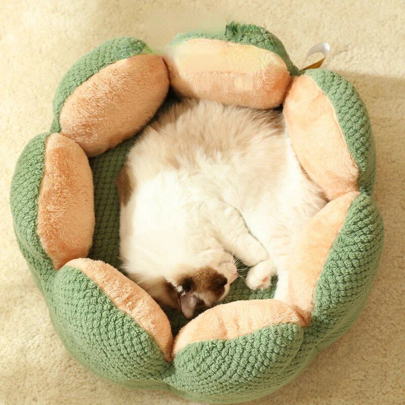 petal cotton nest pet bed, view 5 - MRSLM