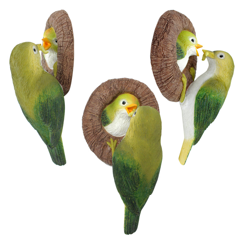 resin nursing bird garden ornament, view 7 - MRSLM