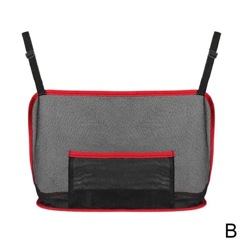 car seat mesh organizer with pet barrier, view 2 - MRSLM